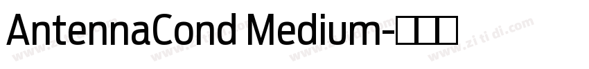 AntennaCond Medium字体转换